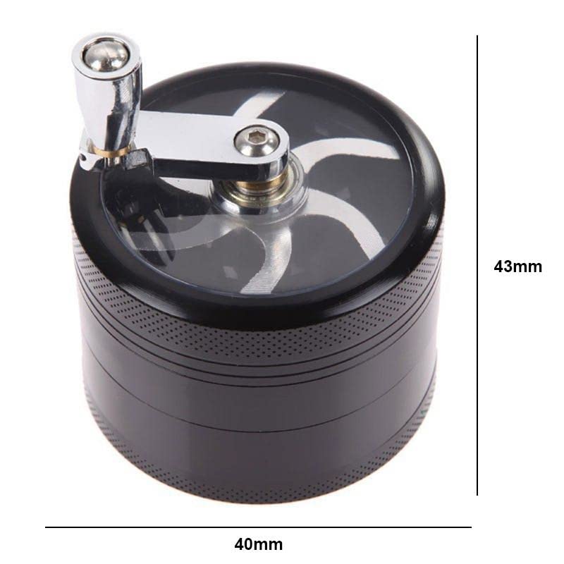 1.5 Inch Hand Seasoning Spice Cracker Crusher Grinder with Handle