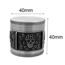 Tobacco Grinder 4 Layers 40mm Manual Metal Spice Herb Crusher Cutter Manual