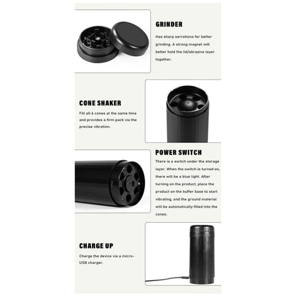 Electric Grinder & Rolling Machine (2-in-1)