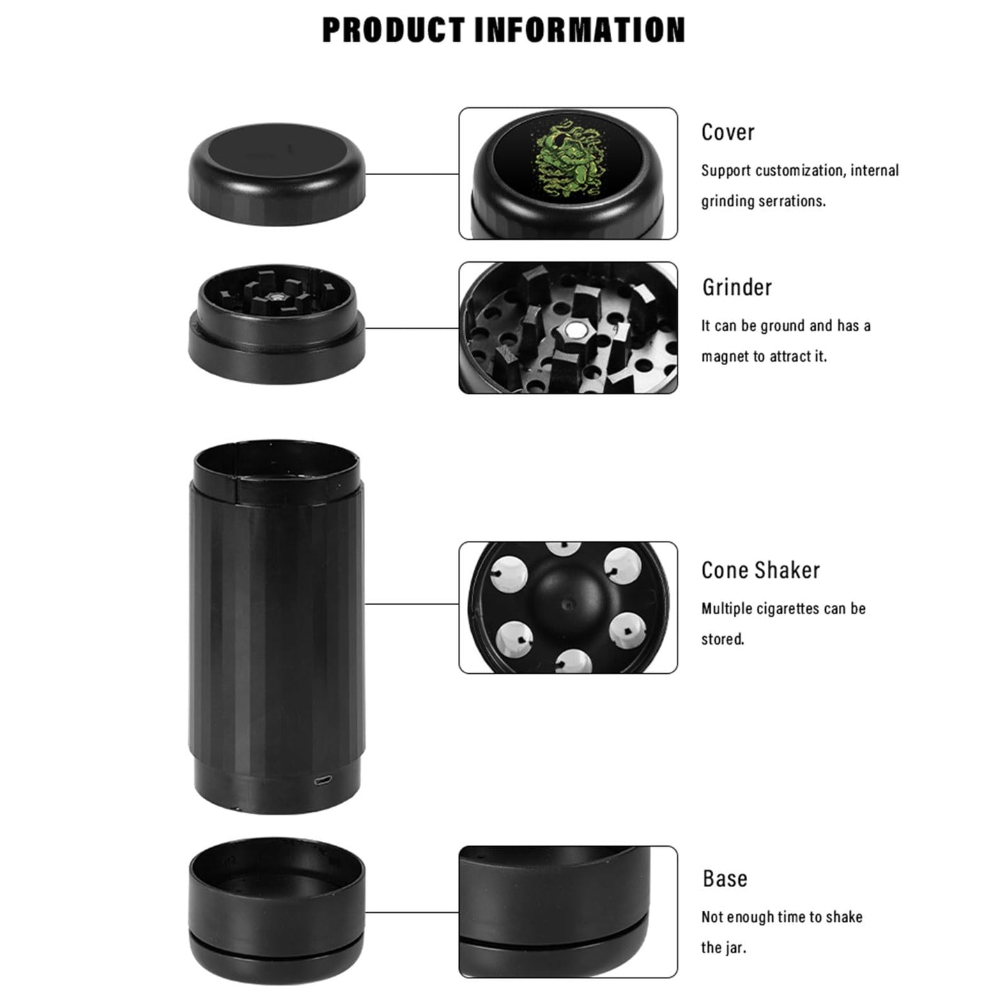 Electric Grinder & Rolling Machine (2-in-1)