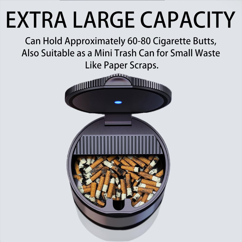 Portable Smokeless Ashtray for Car & Home