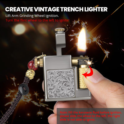 Antique-Style Refillable Wick Lighter