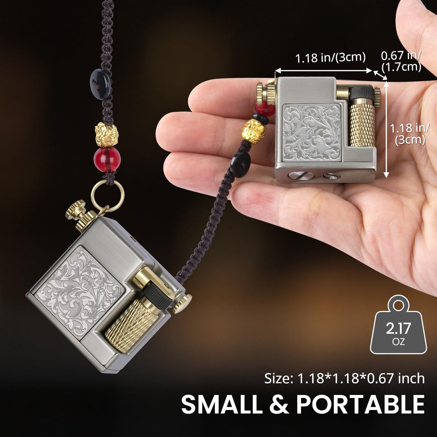 Antique-Style Refillable Wick Lighter