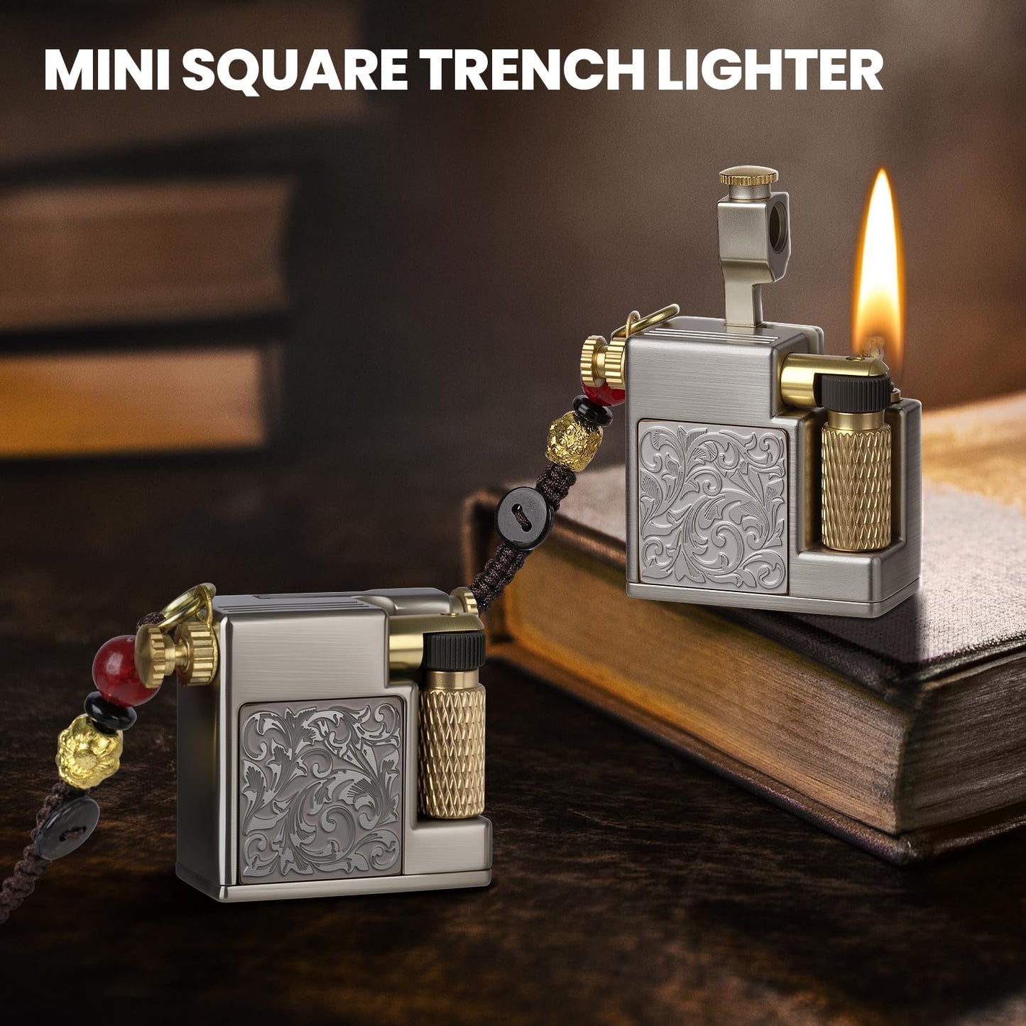 Antique-Style Refillable Wick Lighter