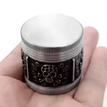 Tobacco Grinder 4 Layers 40mm Manual Metal Spice Herb Crusher Cutter Manual